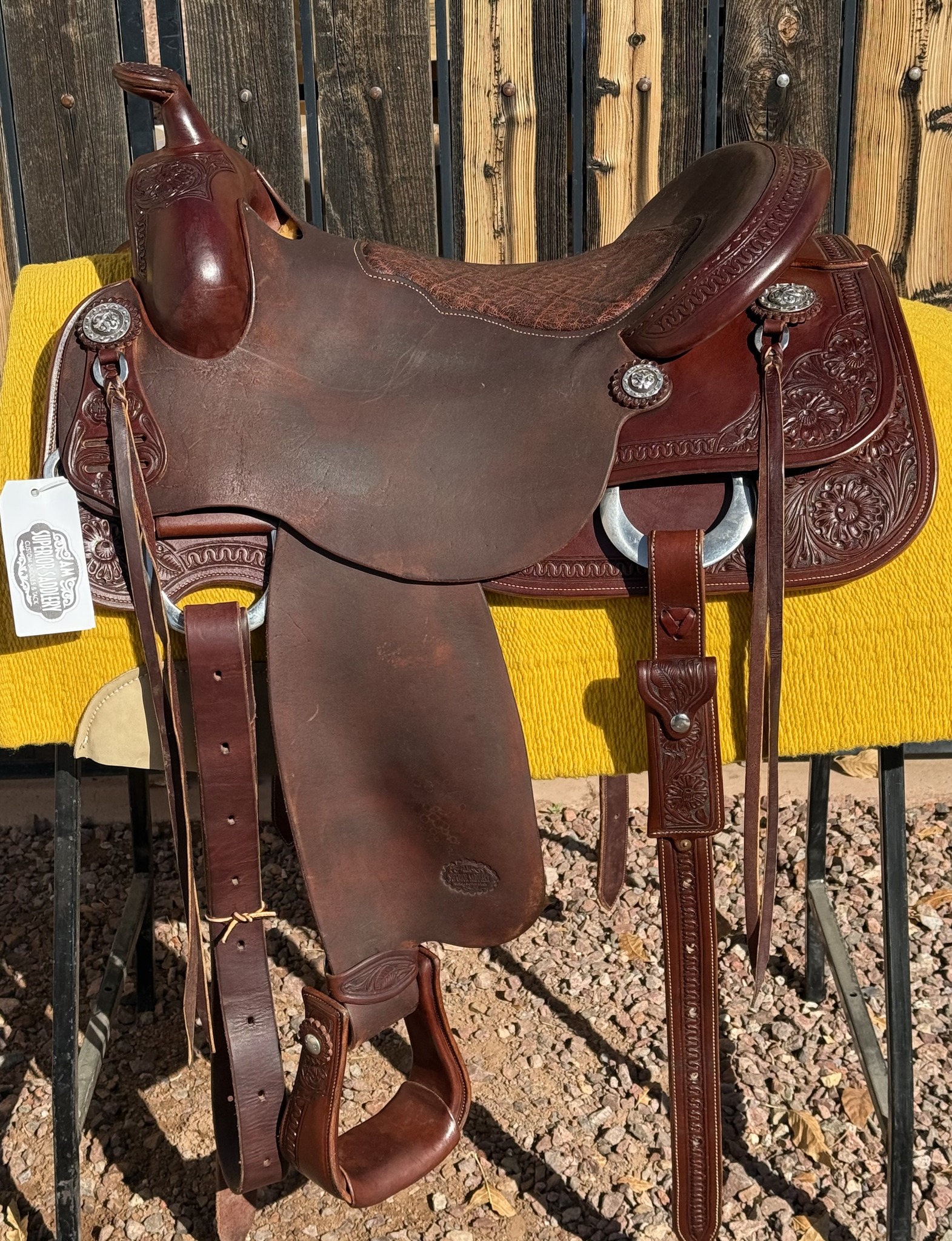 Ranch Rider Deluxe by Superior Saddlery 16.5 elephant seat